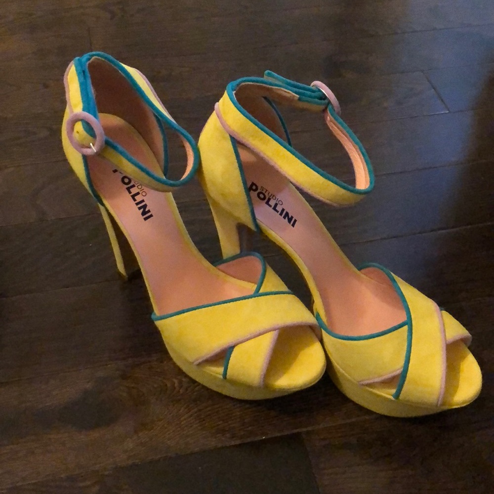 Yellow High Heels